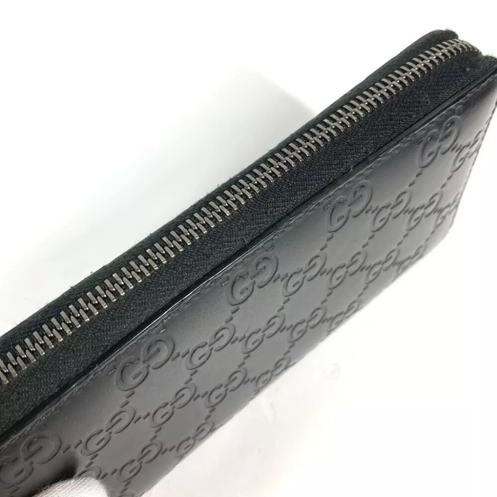 GUCCI 307987 Guccissima GG Long wallet Zip Around Long Wallet - Picture 14 of 14